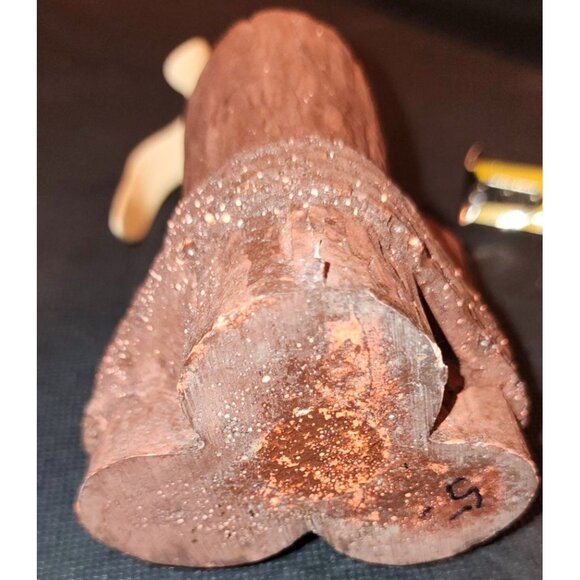 Wooden Resin Seagull Sculpture With Rustic Dock Stand MCM Mid Century - Picture 7 of 8